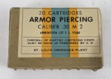 WW2 .30 M2 Rifle Ammo