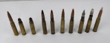 Assorted US Army .50 Cal Machine Gun Bullets
