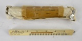 Lot of 2 US Army Map Case Ruler