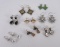 8 Sets of Sterling Silver Earrings