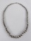 Taxco Sterling Silver Bead Necklace