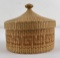 Northwest Coast Tlingit Indian Rattle Top Basket