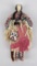 Plains Native American Indian Beaded Doll