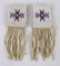 Plains Native American Indian Beaded Cuffs