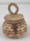 African Lidded Basket