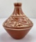 Geraldine Sandia Jemez Pueblo Indian Pottery Vase