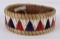 Antique Ojibwe Indian Birch Bark Quilled Basket