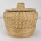 Native American Indian Made Pine Needle Basket