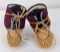 Woodlands Cree Indian High Top Moccasins