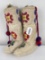 Athabascan Canadian Indian Beaded Moccasins