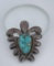 Old Pawn Navajo Turquoise Bolo Tie