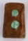 Navajo Hammered Copper Turquoise Bolo Tie