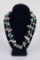 Zuni Heishi Turquoise and Shell Necklace