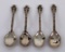 European Coin Silver Demitasse Spoons