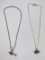 Pair of Sterling Silver Necklaces