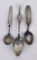 Northwest Coast Tlingit Haida Sterling Spoons