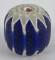 Large Antique Indian Chevron Trade Bead