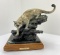 Jerry D McKellar Mountain Lion Bronze