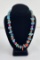 Navajo Indian Made Turquoise Shell Necklace