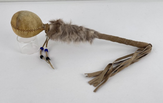 Native American Indian Made Dance Rattle