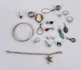 Group of Sterling Silver Jewelry