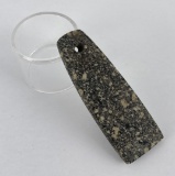 Ancient Hopewell Indian Speckled Granite Gorget
