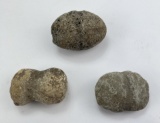 Ancient Indian Columbia River Grooved Stones