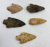 Ancient Indian Artifact Arrowheads Points