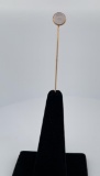 Victorian 14k Gold Moonstone Stick Pin