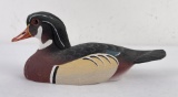 Painted Wood Duck Decoy