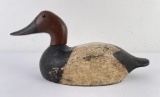 Antique Wood Duck Decoy Canvasback