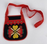 Kjolsack Swedish Folk Felt Purse Bag