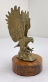 Brass Eagle Sculpture Paperweight