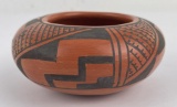 Laura Tamosie Hopi Indian Tewa Pueblo Bowl Pot