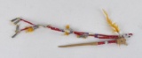 Native American Indian Quilled Roach Hair Pin