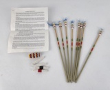 Plains Native American Indian Beaded Stick Game