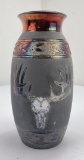 Stephenson Raku Pottery Vase