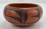 Laura Tamosie Hopi Indian Tewa Pueblo Bowl Pot