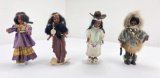 Collection of Native American Indian Dolls