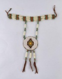 Native American Indian Hair Pipe Choker Necklace