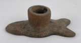 Indian Pottery Fish Pipe