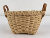 Chippewa Native American Indian Ash Splint Basket