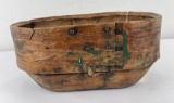 Antique Eskimo Inuit Wood Bowl