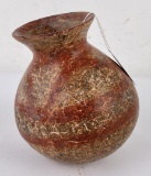 Ancient Polychrome Pre Columbian Vase