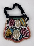 Antique Iroquois Indian Beaded Purse Bag