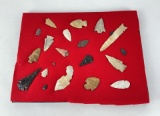 Collection of Ancient Indian Arrowhead Points