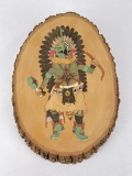 Hopi Indian Kachina Plaque Yungotsuna