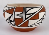 Zuni Indian Pueblo Pottery Bowl Vase