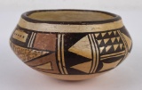 Antique Hopi Indian Pueblo Pottery Bowl Pot