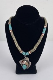 Santo Domingo Pueblo Bear Claw Necklace